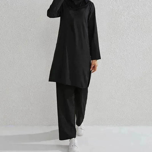 Fashion Large Size Middle East Two-piece Casual Outfit set - Velora