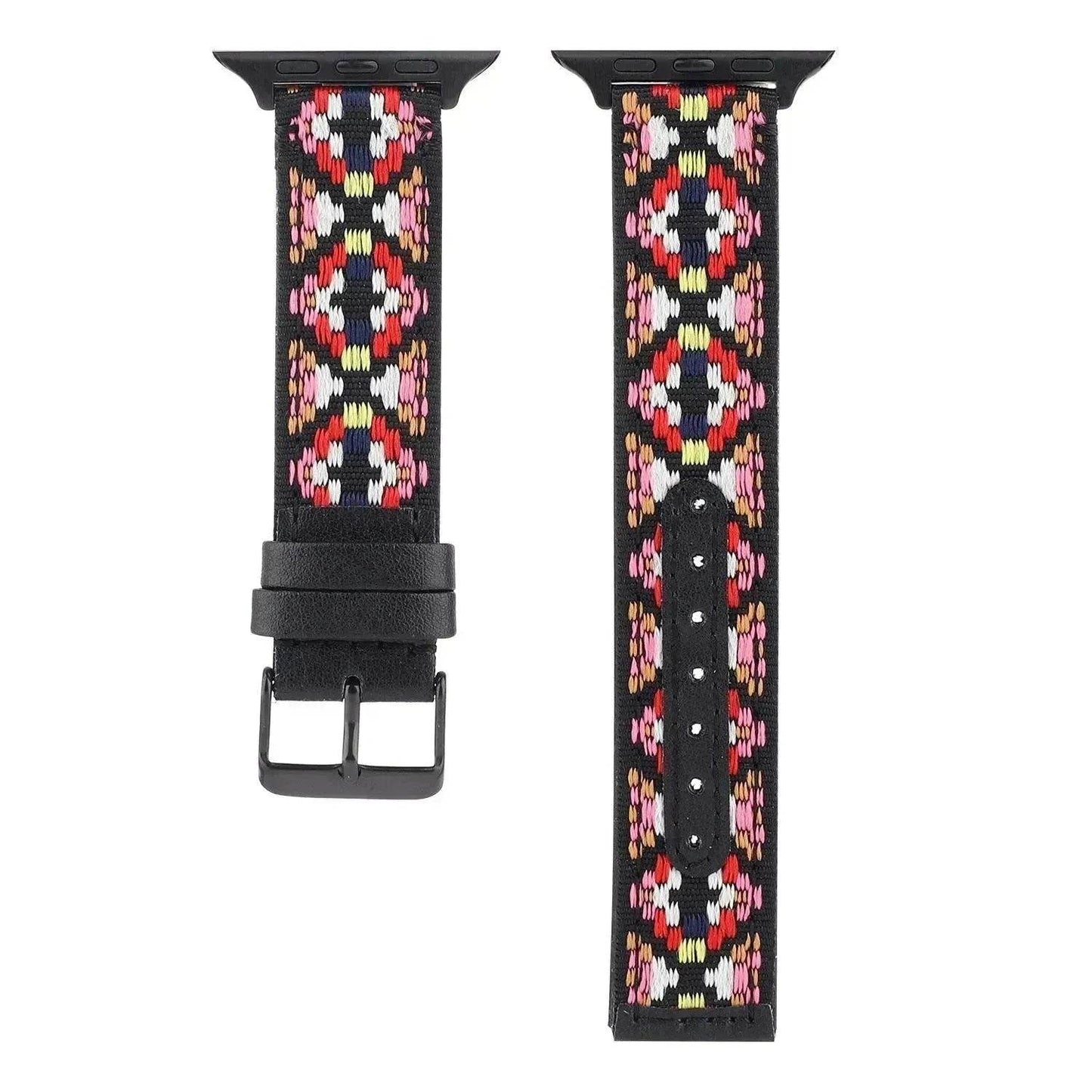 Fashion Personality Wristband Men's And Women's Tide Ethnic Wind Leather Watch Strap - Velora