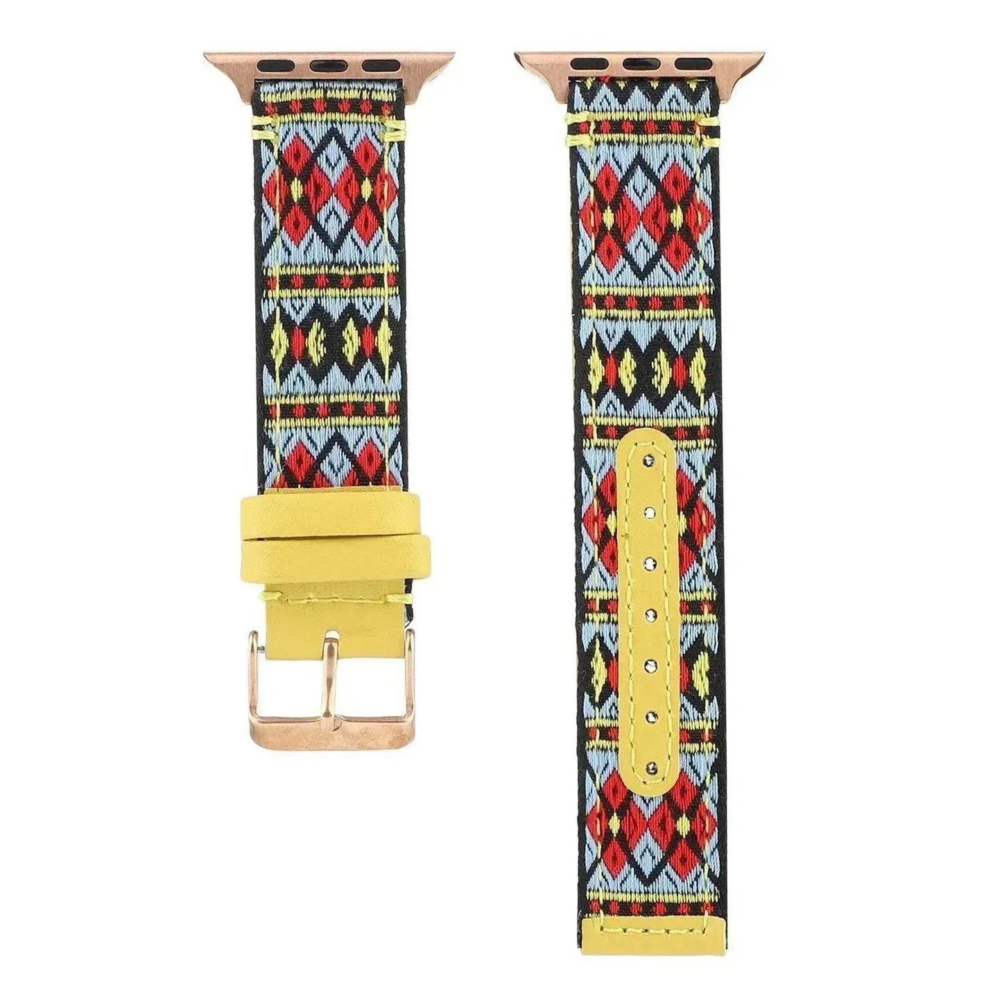 Fashion Personality Wristband Men's And Women's Tide Ethnic Wind Leather Watch Strap - Velora