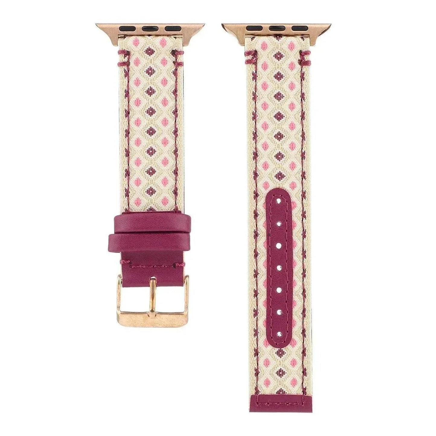 Fashion Personality Wristband Men's And Women's Tide Ethnic Wind Leather Watch Strap - Velora