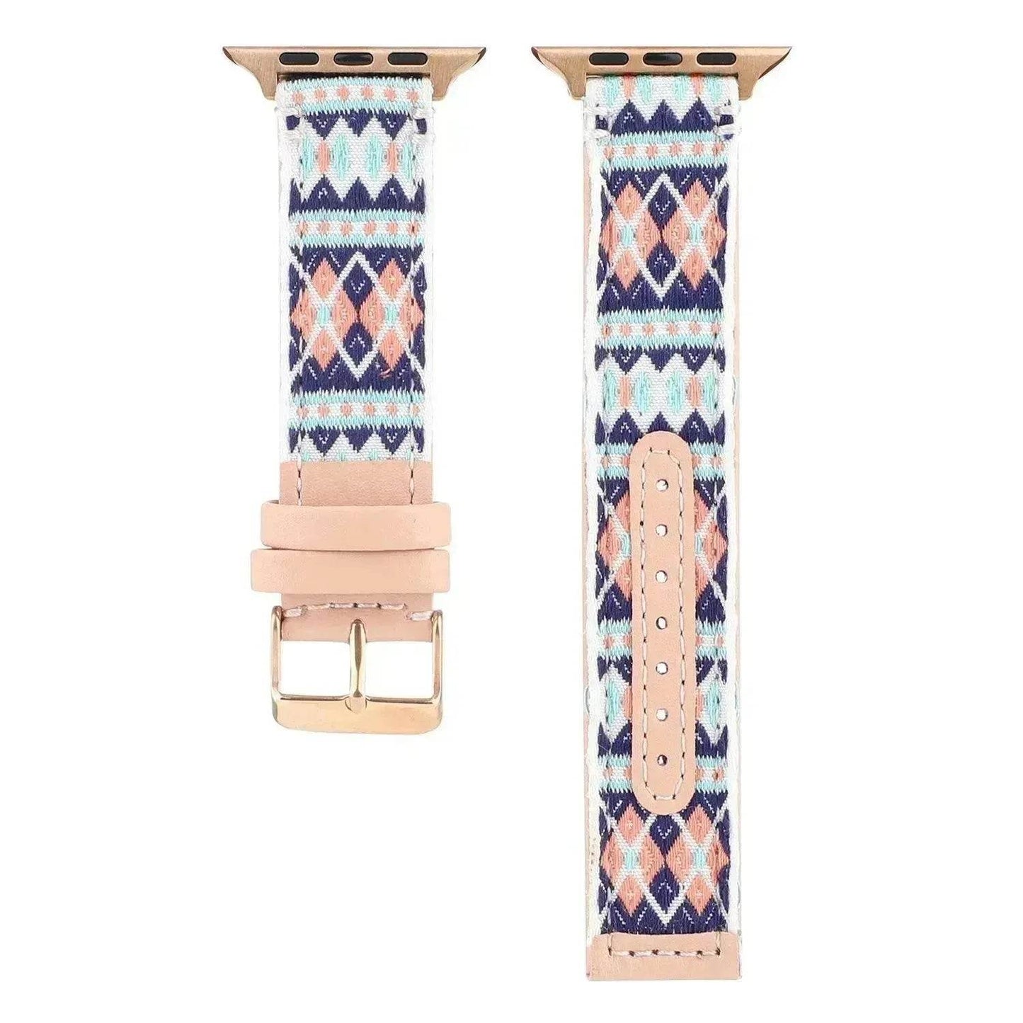 Fashion Personality Wristband Men's And Women's Tide Ethnic Wind Leather Watch Strap - Velora
