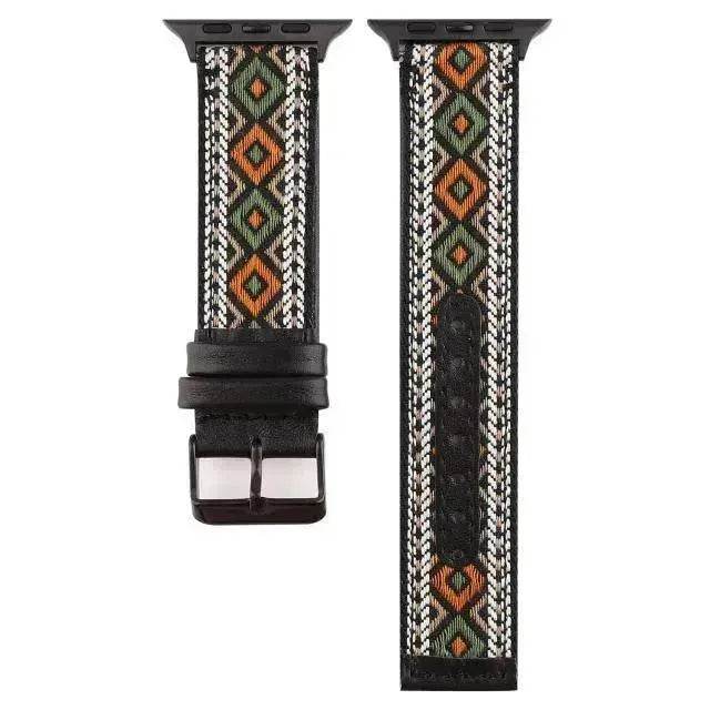 Fashion Personality Wristband Men's And Women's Tide Ethnic Wind Leather Watch Strap - Velora
