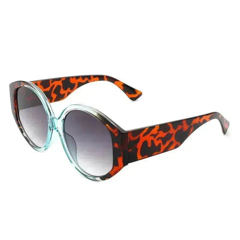 Fashion Round Frame Colorful Sunglasses - Velora