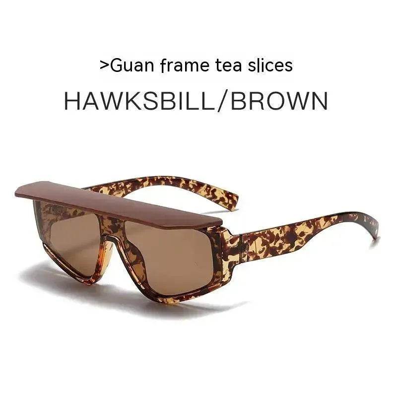 Fashion Square Brim Sunshade Sunglasses - Velora