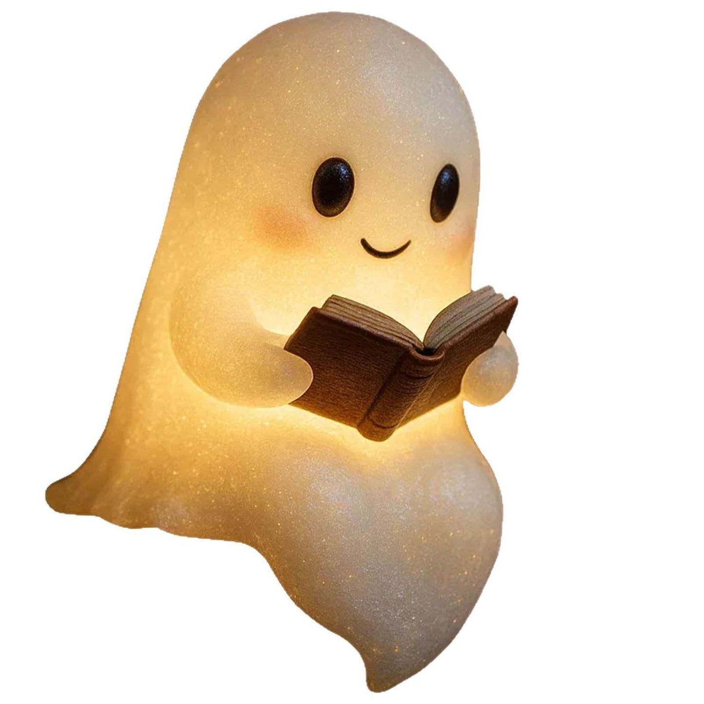 Cute LED Ghost Night Light Children's Nightlight Gift Bedside Sleep Lamp Halloween Decorations Lovely Ghost Lamp Warm Light - Velora