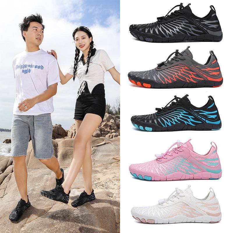 Smmer Water Shoes Men's And Women's Fashion Casual Outdoor Soft Bottom Beach Shoes - Velora