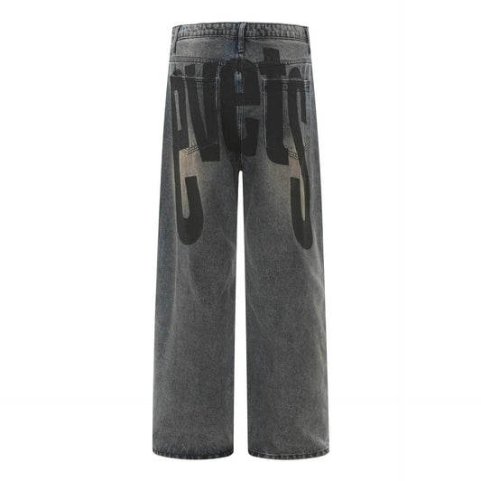 High Street American Washed Distressed Baggy Denim Baggy Jeans Pant Pant unisex - Velora