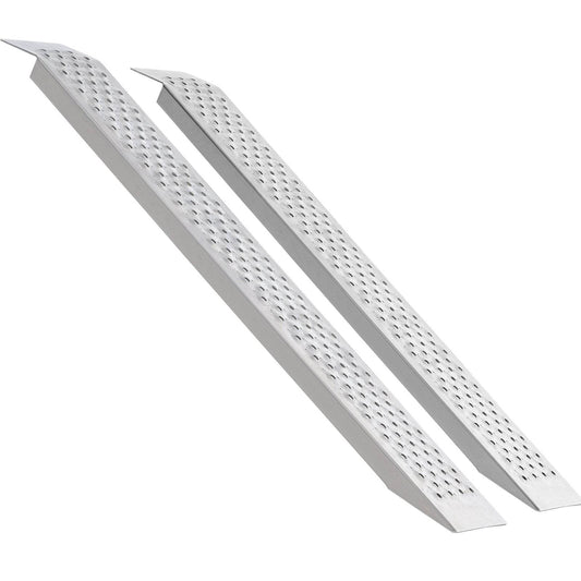 47.2 X 8.5 Aluminum Ramps 880 LBS Capacity Loading Ramps 2PCS - Velora