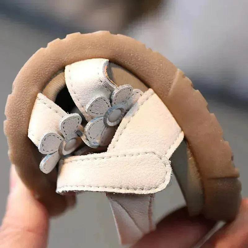 Korean Version Of The Big Kids Flower Soft-soled Beach Shoes - Velora