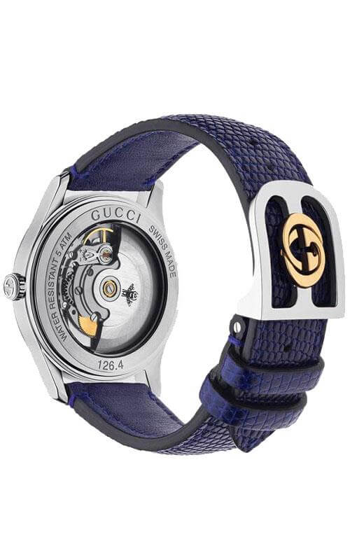 GUCCI G-Timeless Lapis Blue Dial with Bees Automatic Watch YA1264122 - Velora
