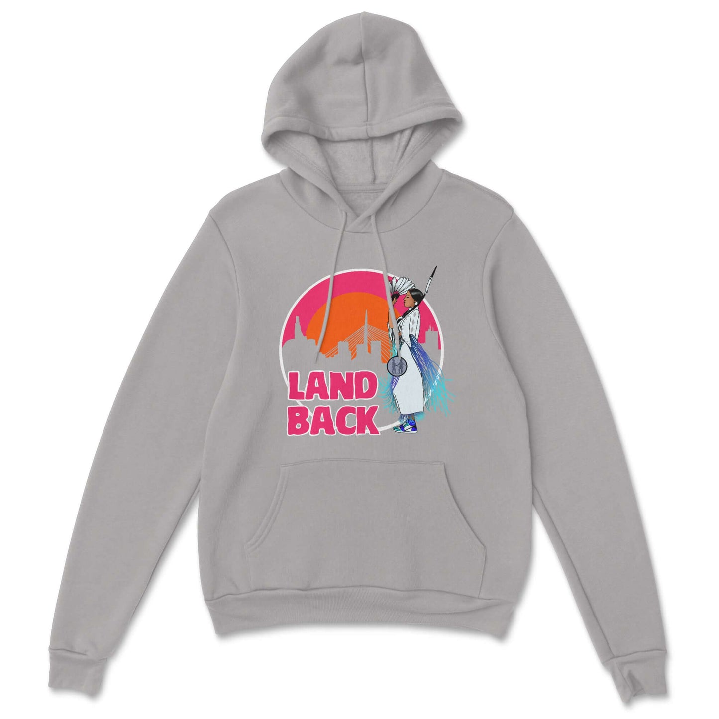 Land Back Hoodie Red Rebel Armour