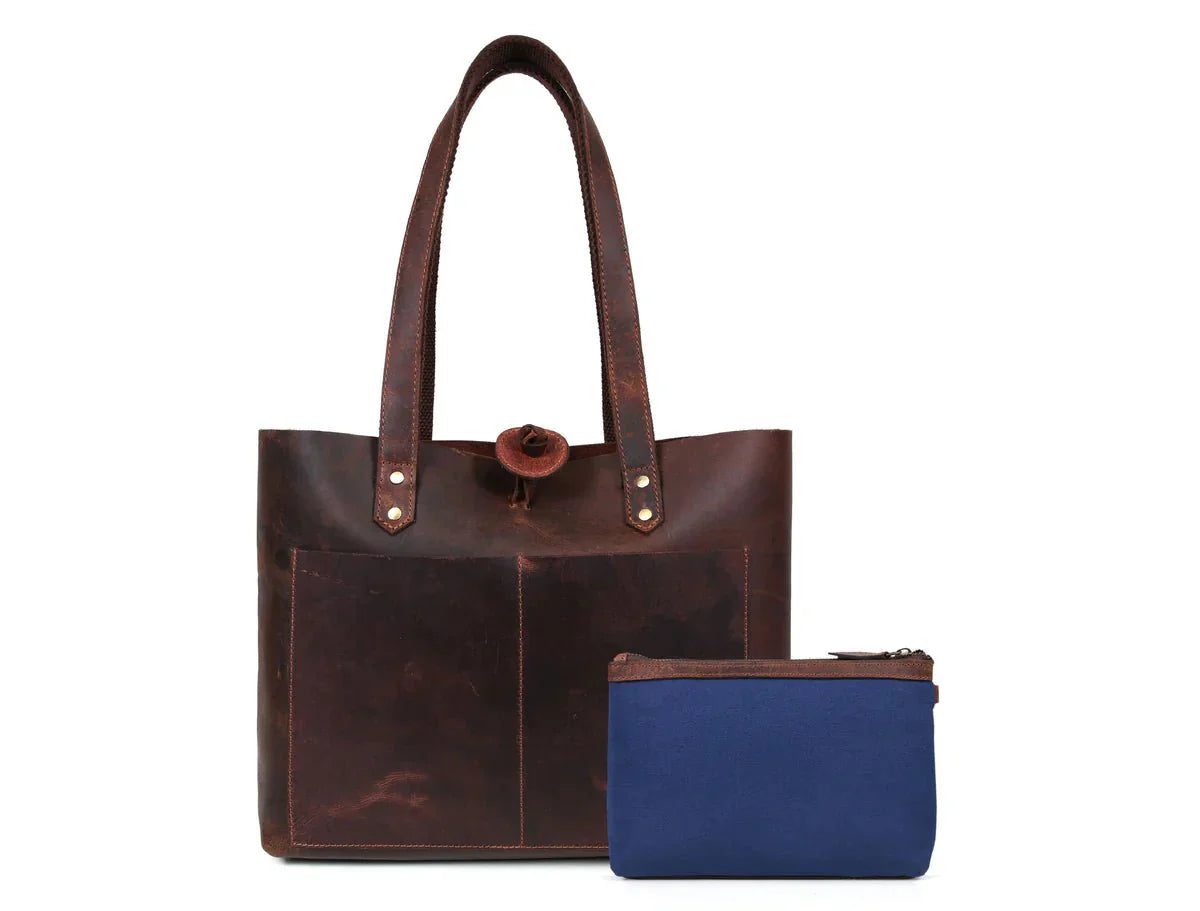 Leather Willow Tote www.Shopthatapp.com
