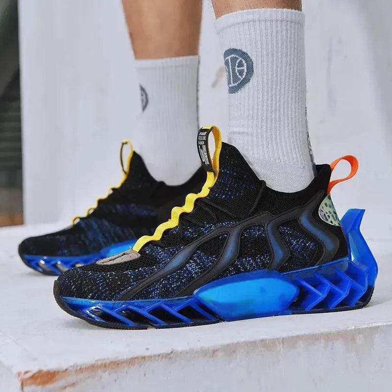 Men's Shoes Spring New Gym Mesh Shoes Casual Running Shoes Trendy Shoes Student Sports Shoes - Velora