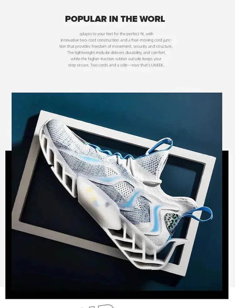 Men's Shoes Spring New Gym Mesh Shoes Casual Running Shoes Trendy Shoes Student Sports Shoes - Velora