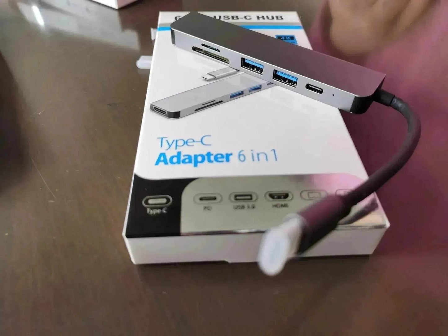 Multi Function Dock 4K HD USB Notebook 6 In 1 - Velora