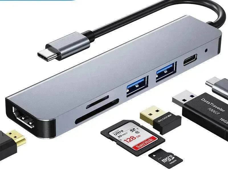 Multi Function Dock 4K HD USB Notebook 6 In 1 - Velora