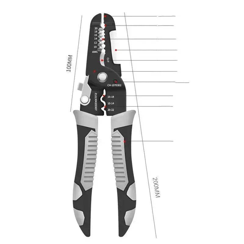 Multifunctional High Carbon Steel Electrician's Special Wire Trimmer - Velora