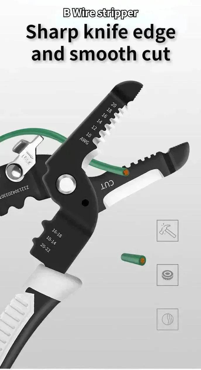 Multifunctional High Carbon Steel Electrician's Special Wire Trimmer - Velora