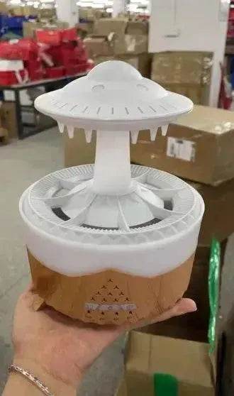 New UFO Raindrop Humidifier Water Drop Air Humidifier USB Aromatherapy Essential Oils Aroma Air Diffuser Household Mist Maker Home Decor - Velora