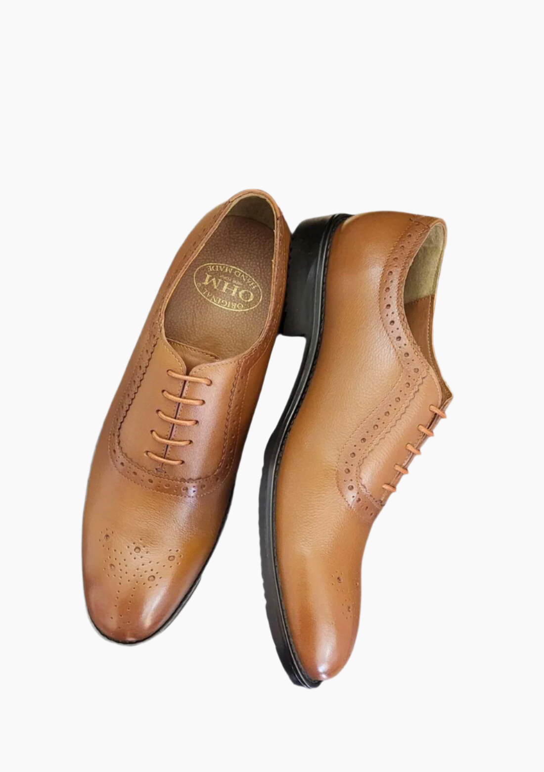 OHM Oxford Medallion Toe Leather Shoe - Velora