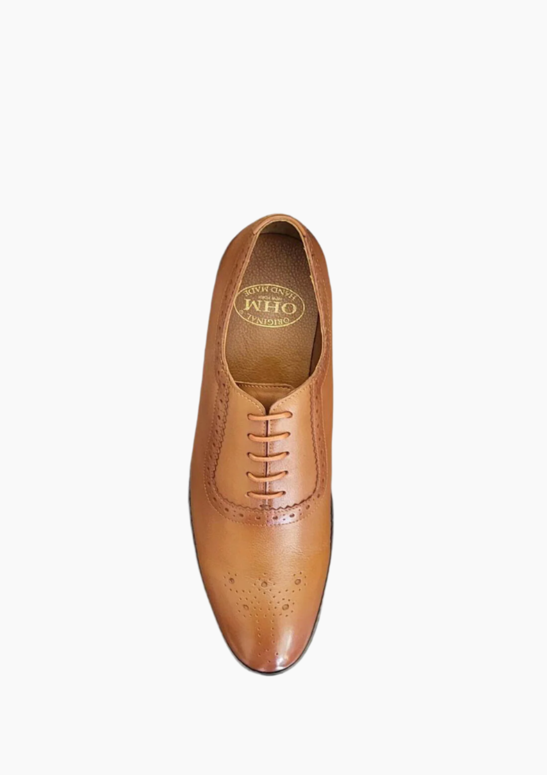 OHM Oxford Medallion Toe Leather Shoe - Velora