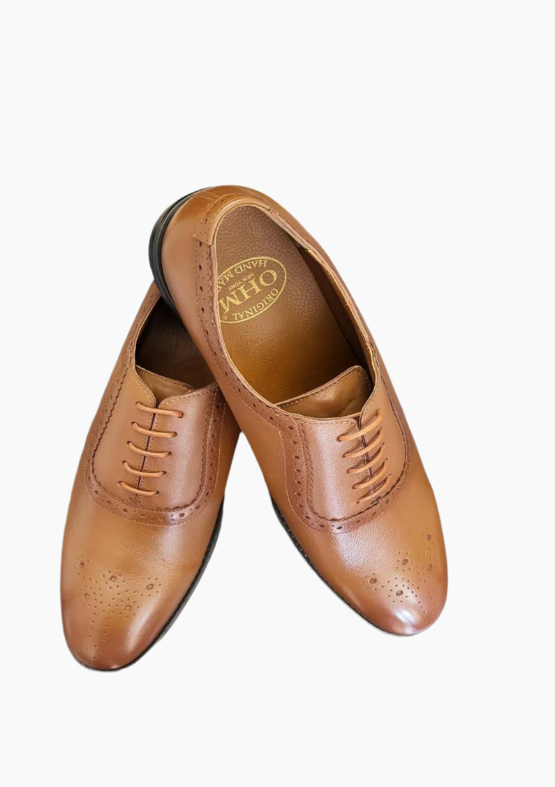 OHM Oxford Medallion Toe Leather Shoe - Velora