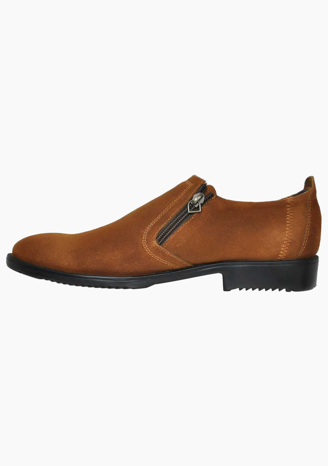 OHM Plain Toe Leather Slip-On Shoes for Evening Style - Velora