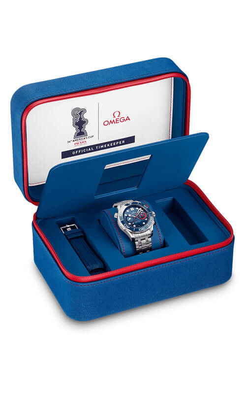 Omega Seamaster Diver 300M Master Chronometer Chronograph America's Cup 210.30.44.51.03.002 - Velora