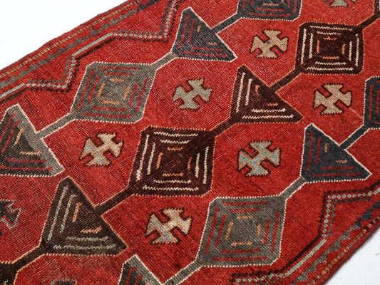 Persian Luri Runner Rug | 3' 1β x 8' 8" - Velora