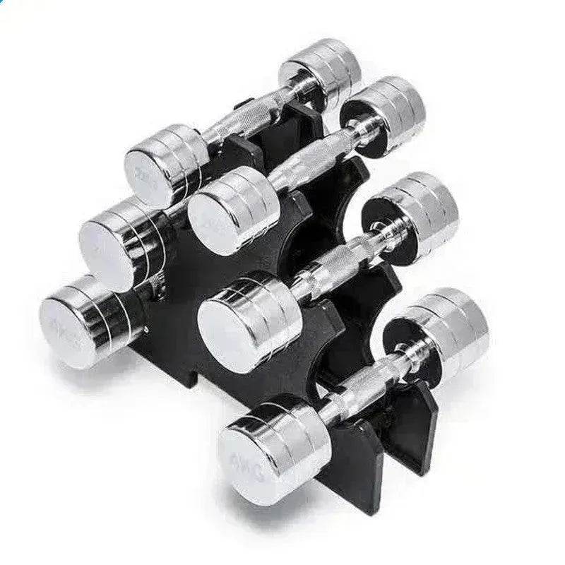 Pure Steel Home Fitness Electroplating Dumbbell Gym Equipment - Velora