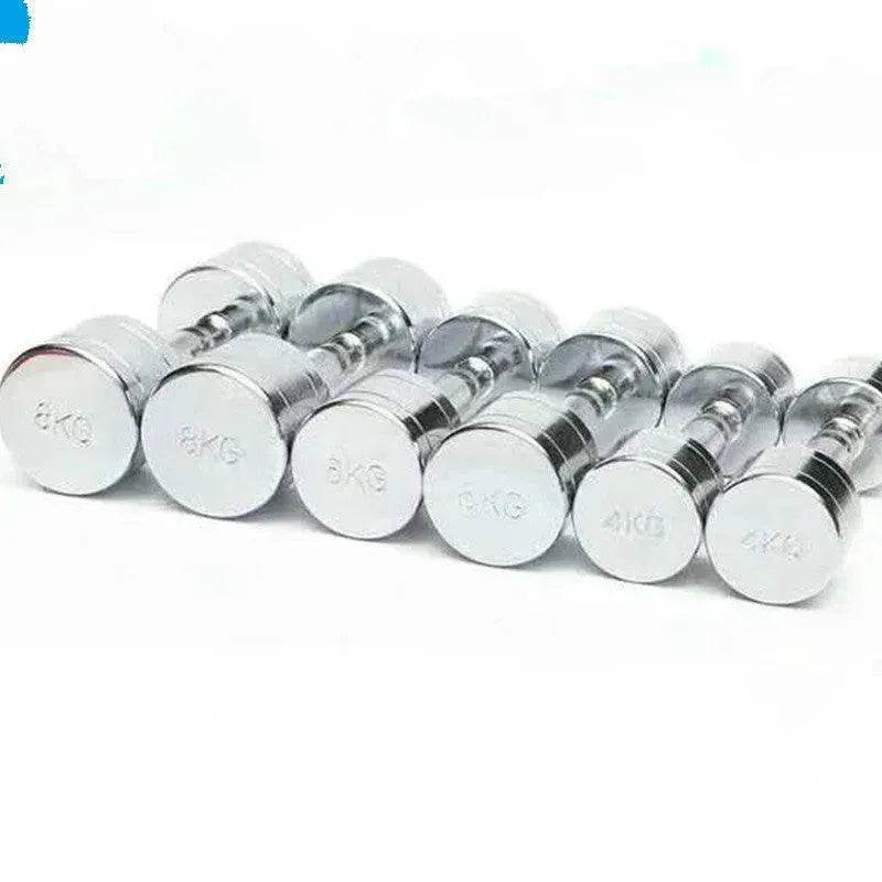 Pure Steel Home Fitness Electroplating Dumbbell Gym Equipment - Velora