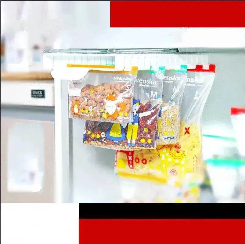Refrigerator Retractable Storage Artifact Track Rack Korean Refrigerator - Velora