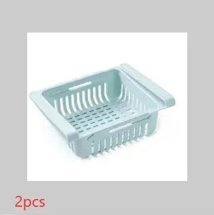 Refrigerator Telescopic Storage Basket - Modern and Stylish Organization - Velora