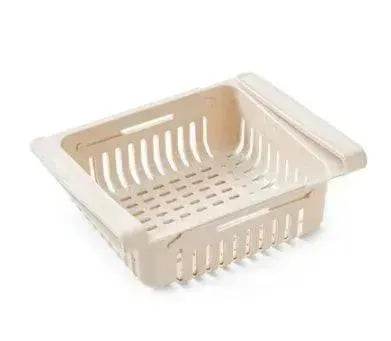Refrigerator Telescopic Storage Basket - Modern and Stylish Organization - Velora