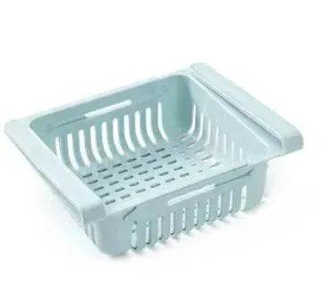 Refrigerator Telescopic Storage Basket - Modern and Stylish Organization - Velora