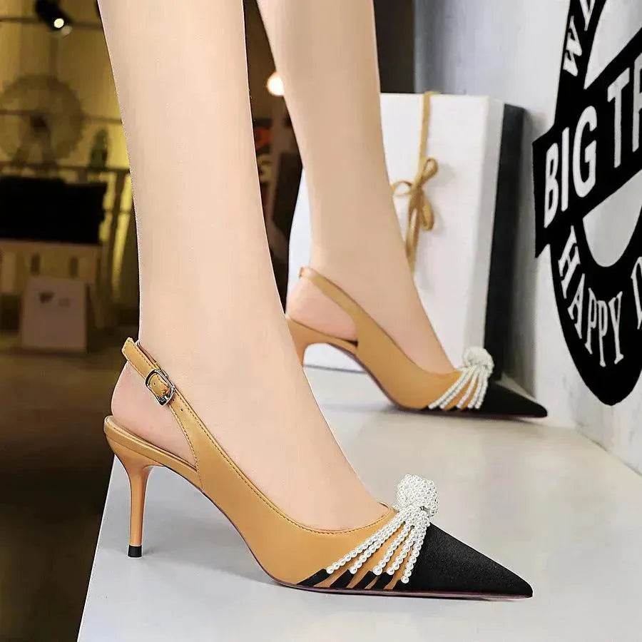 Retro European And American Style Women's Shoes High Heels Stiletto - Velora