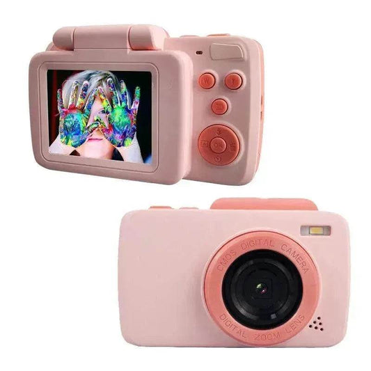 Retro Photography Video Filter HD Digital Mini Flip Children's Camera Toy - Velora