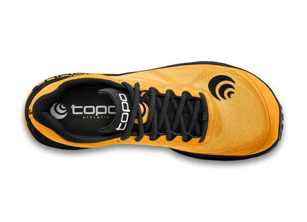 Topo Athletic Men's MTN Racer 2 Trail Running Shoes Size 12 US Mango/Black - Velora