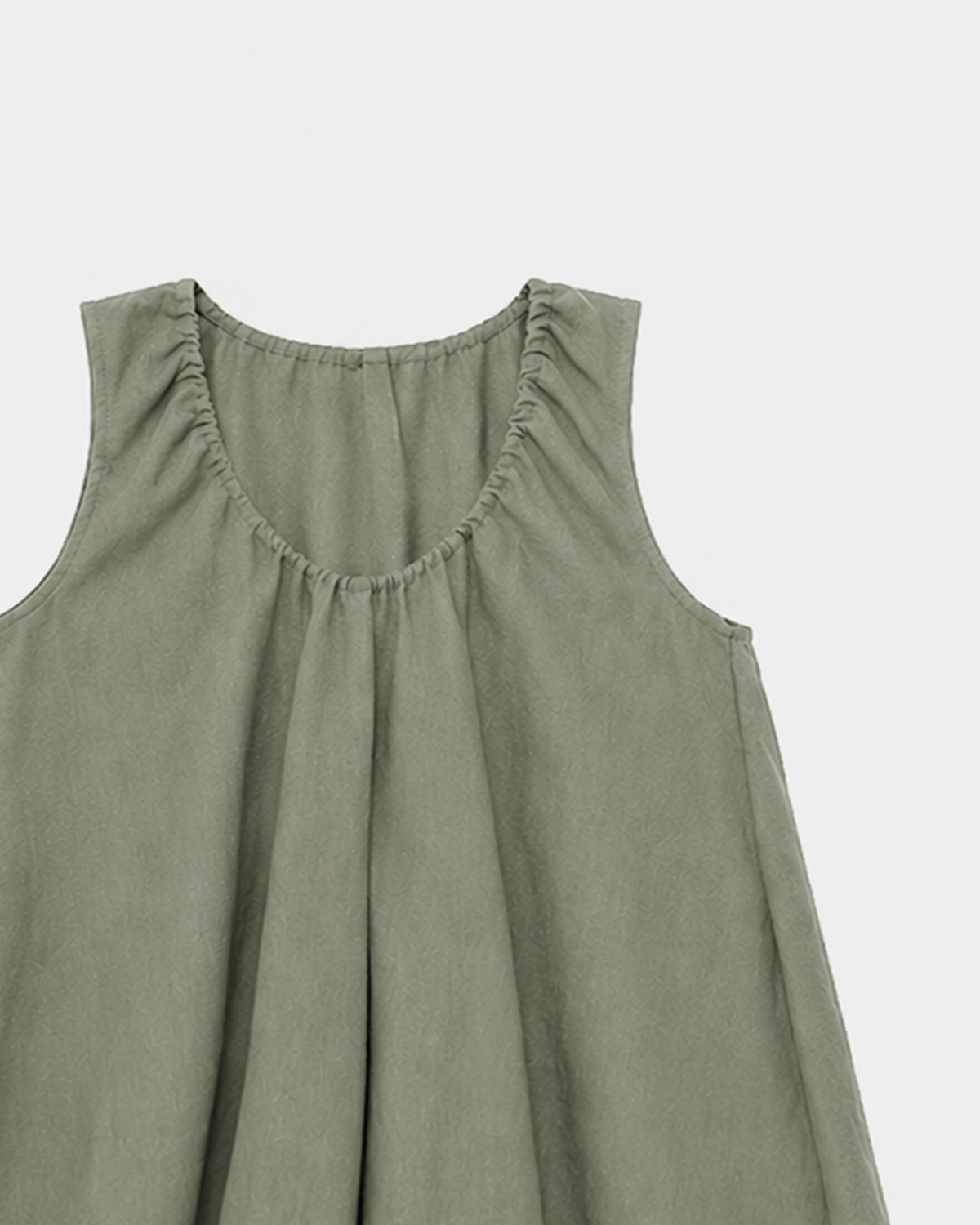 Robe ample effet lin