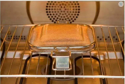 Sandwich BBQ Grill Sandwich Oven Food Bread Stainless Steel Barbecue Net BBQ Grill Breakfast Baking Tool - Velora