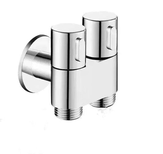 Toilet Spray Cleaner Toilet Booster Spray Gun Double Control Angle Valve Brass Faucet - Velora