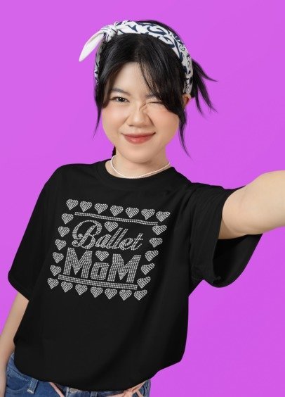 Ballet Mom Rhinestone Shirt – Dance Mom Sparkle Bling Apparel | Blingdazzel