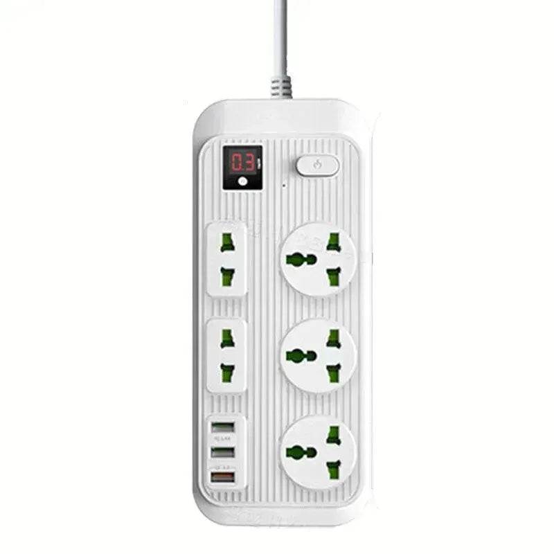 USB Power Strip Smart British Plug Multi-function Power Surge - Velora
