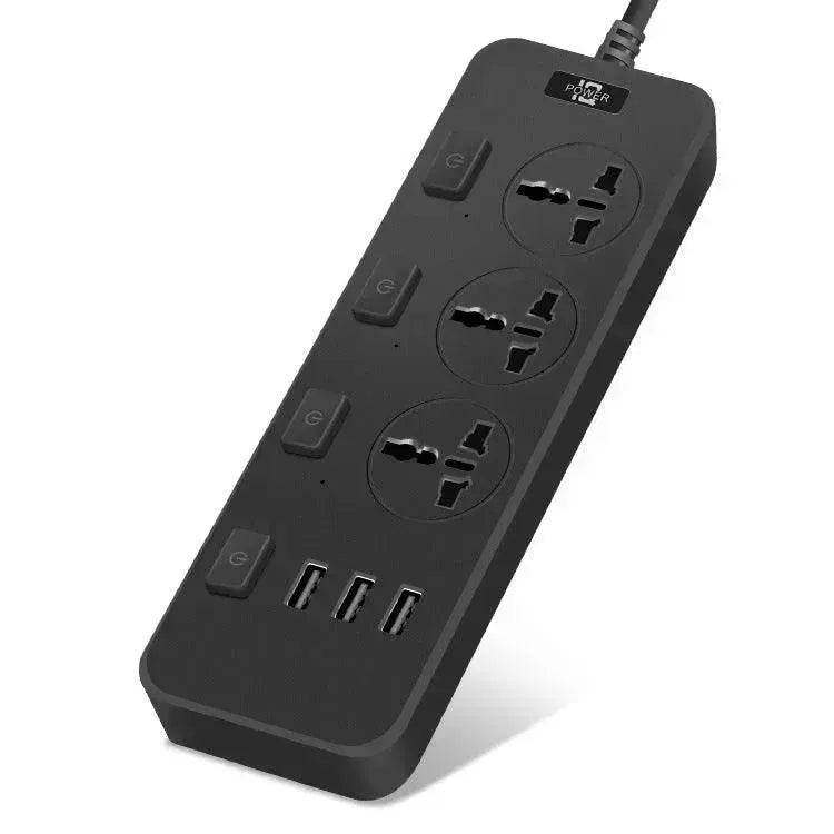 USB Power Strip Smart British Plug Multi-function Power Surge - Velora