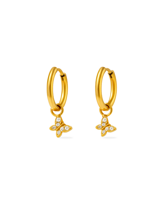 Sparkling Huggies Earrings