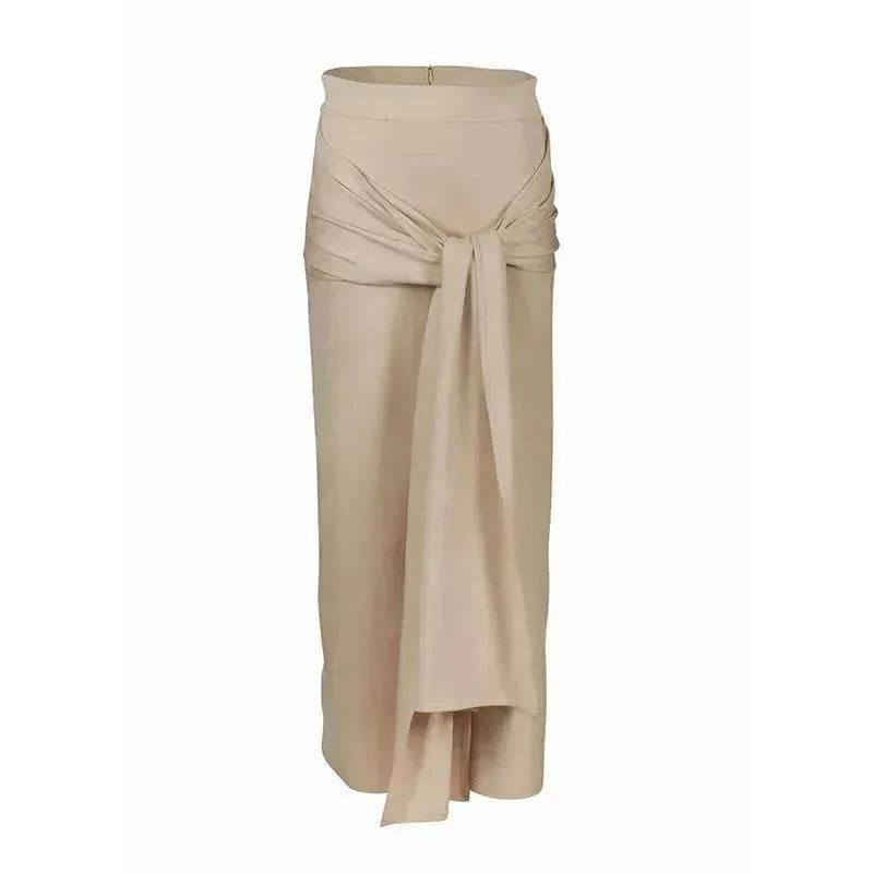 Women's Solid Color Arab Hip Skirt EX-STOCK Canada