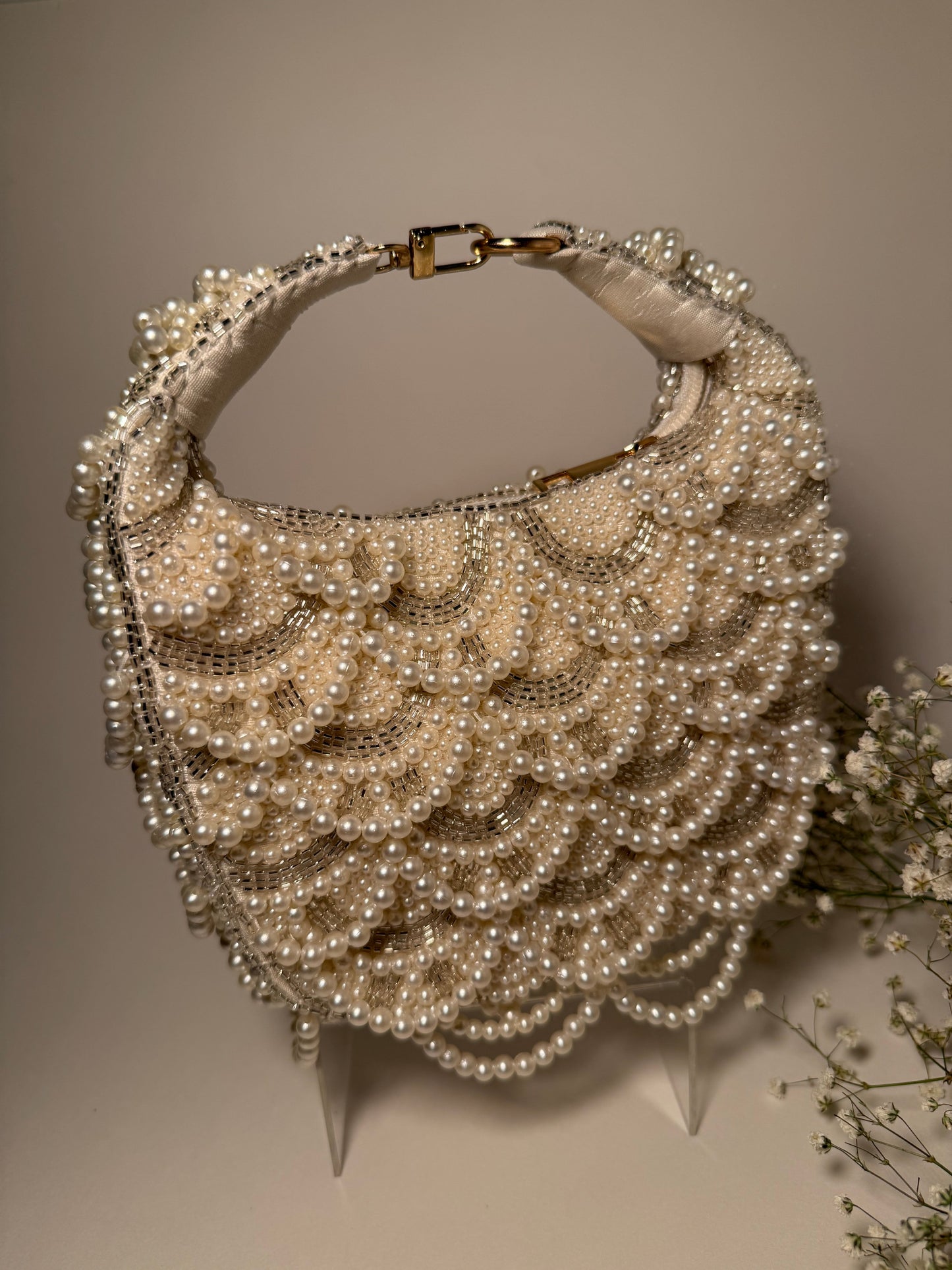 The Mystic Pearl Clutch - Velora Luxury Fashion