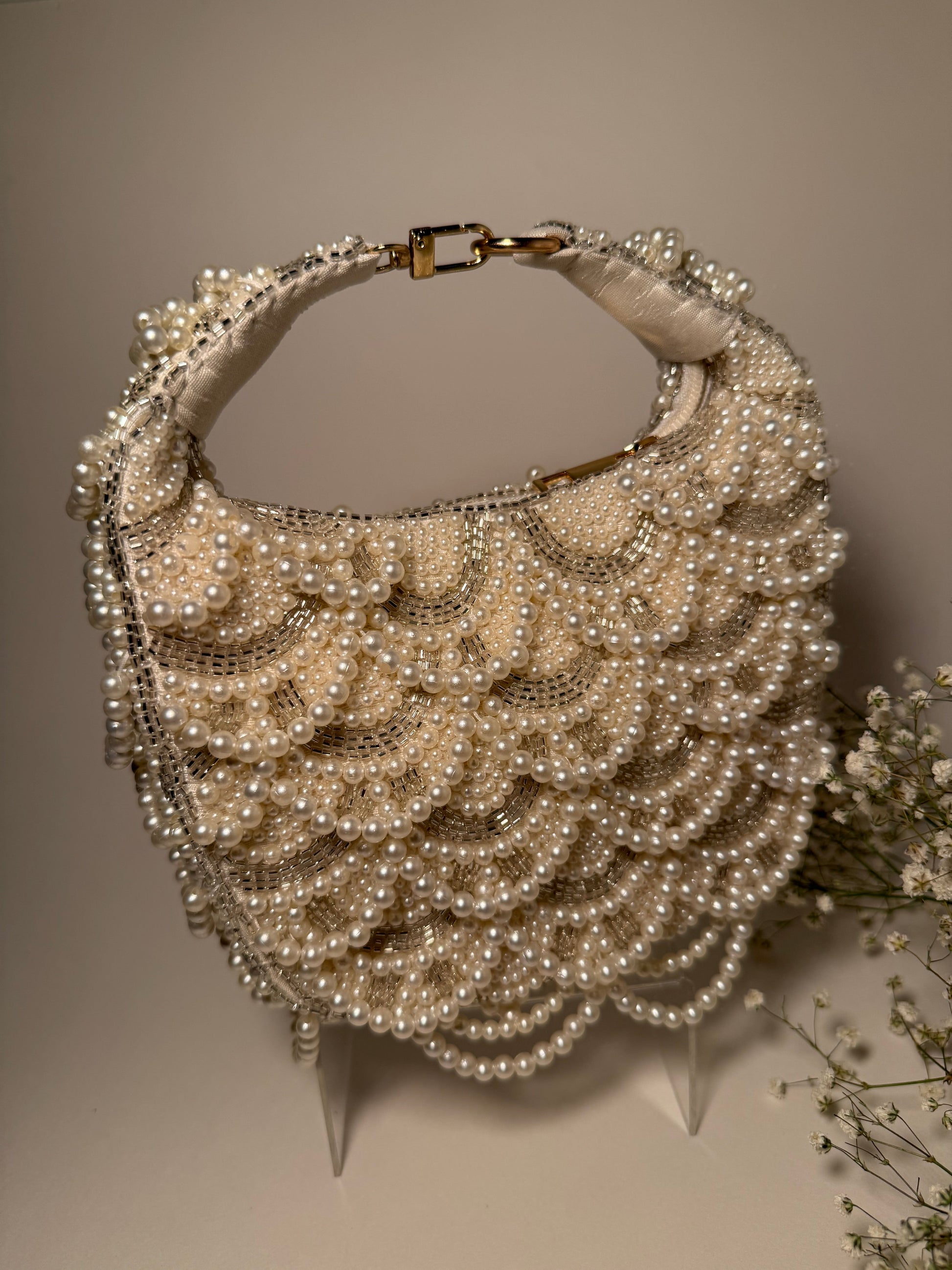 The Mystic Pearl Clutch - Velora Luxury Fashion