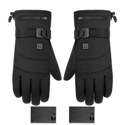 Winter Electric Heated Gloves Motorcycle Touch Screen Gloves - Velora