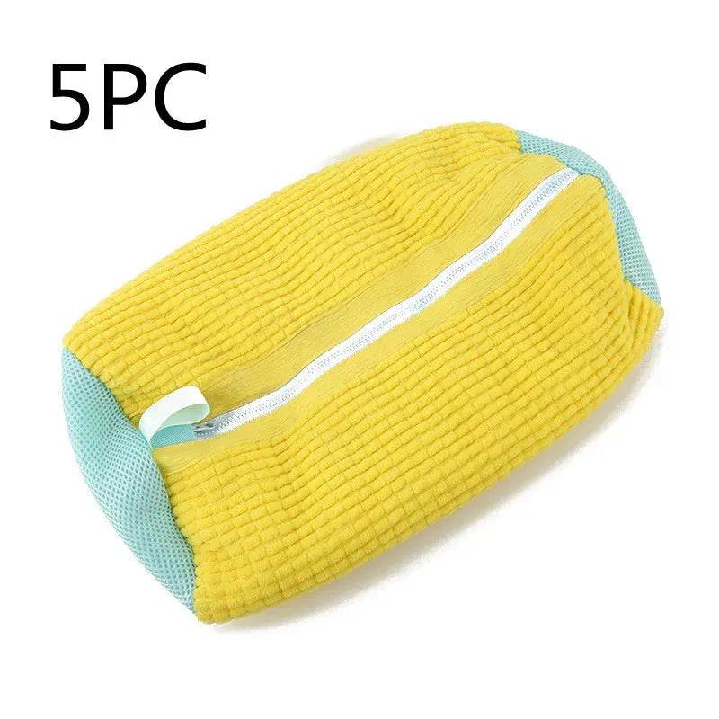 Shoes Laundry Bag Shoe Wash Bag For Washing Machine Reusable Zipper Shoe Washing Bag Sneaker Tennis Shoe Cleaner Kit Remove Dirt - Velora